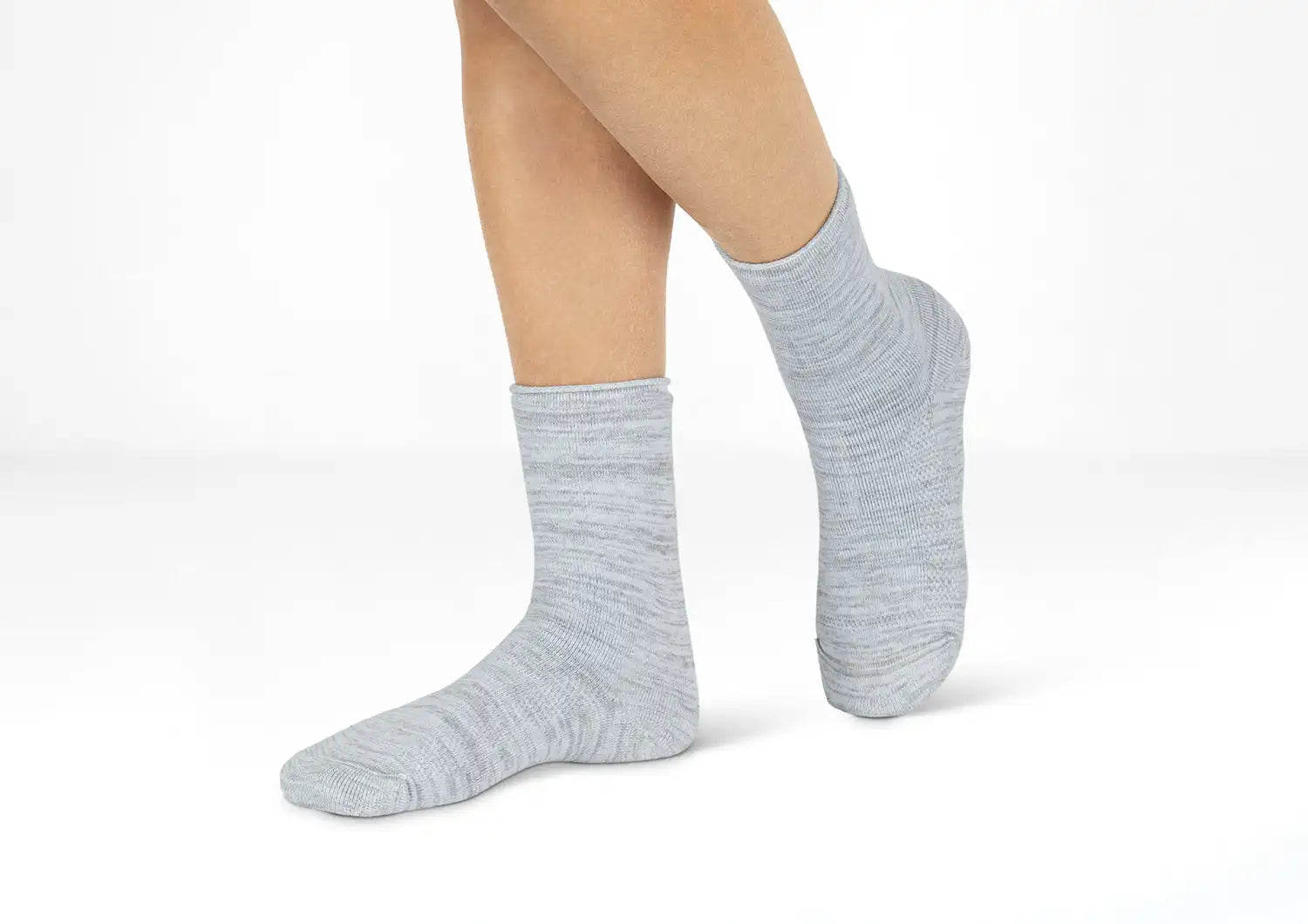 Extra Roomy Socks (Thick) - Gray Secondary image