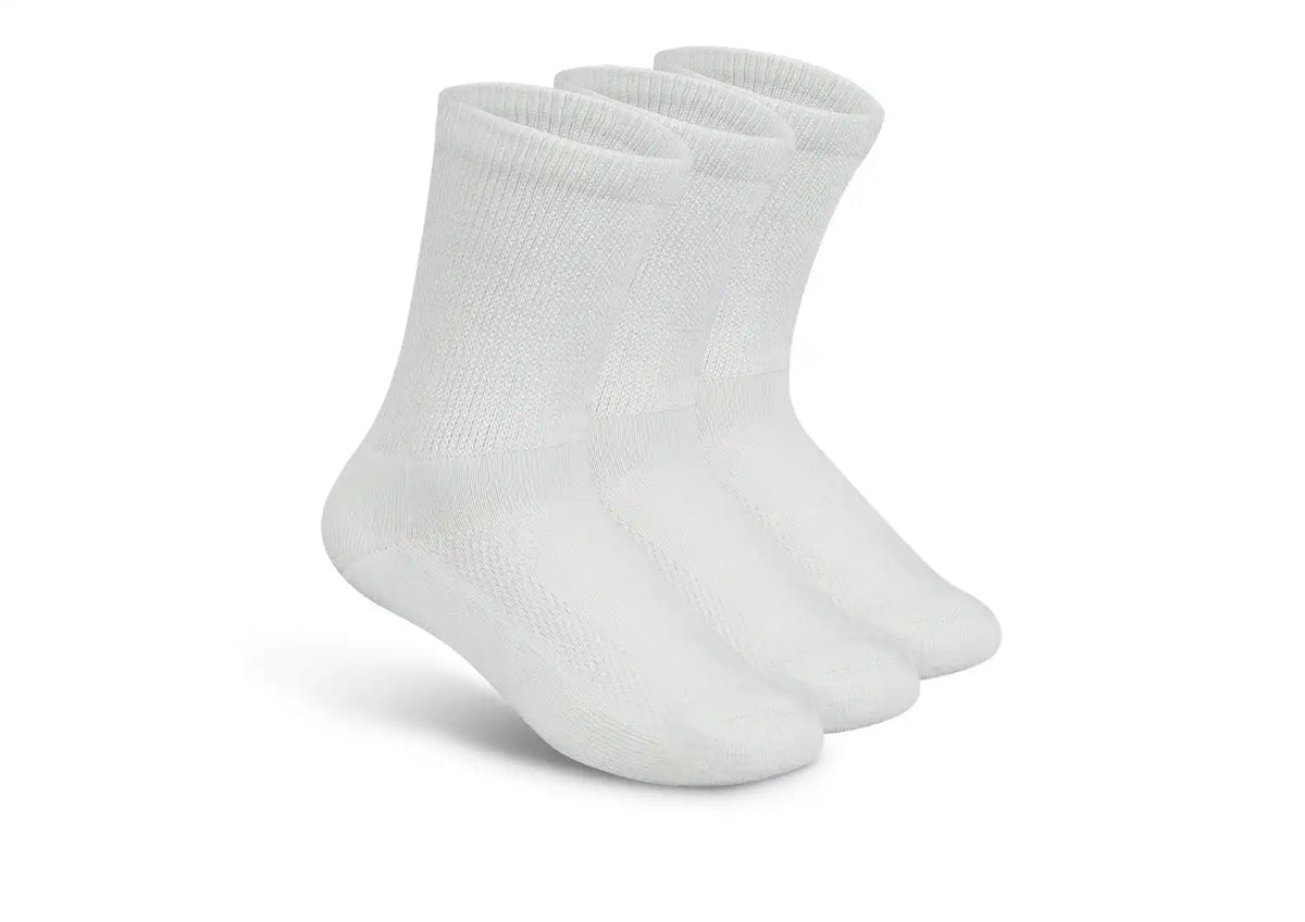 Padded Sole Diabetic Socks - White Main image