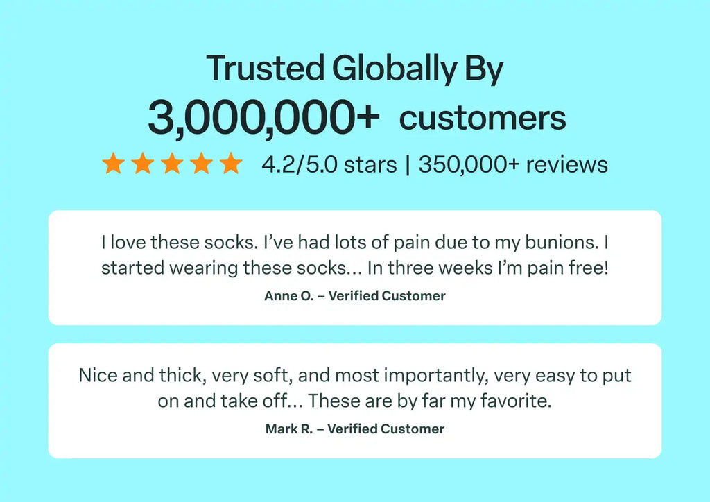 Bunion Relief Socks - Charcoal