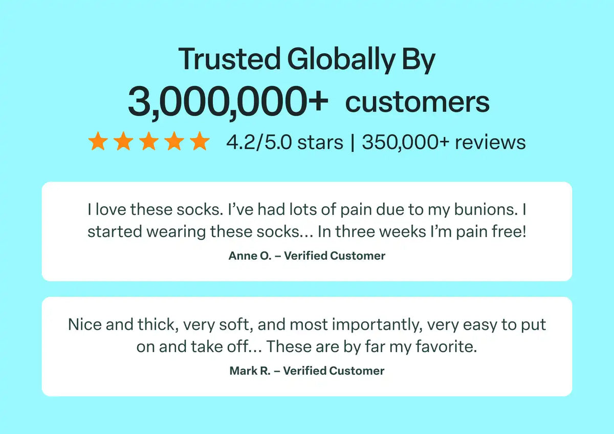 Bunion Relief Socks - White