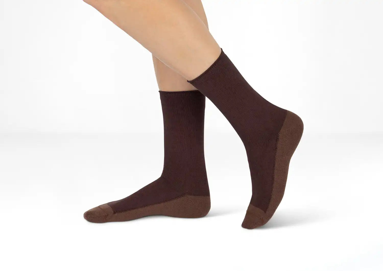 Casual/Dress Socks - Dark Brown Secondary image