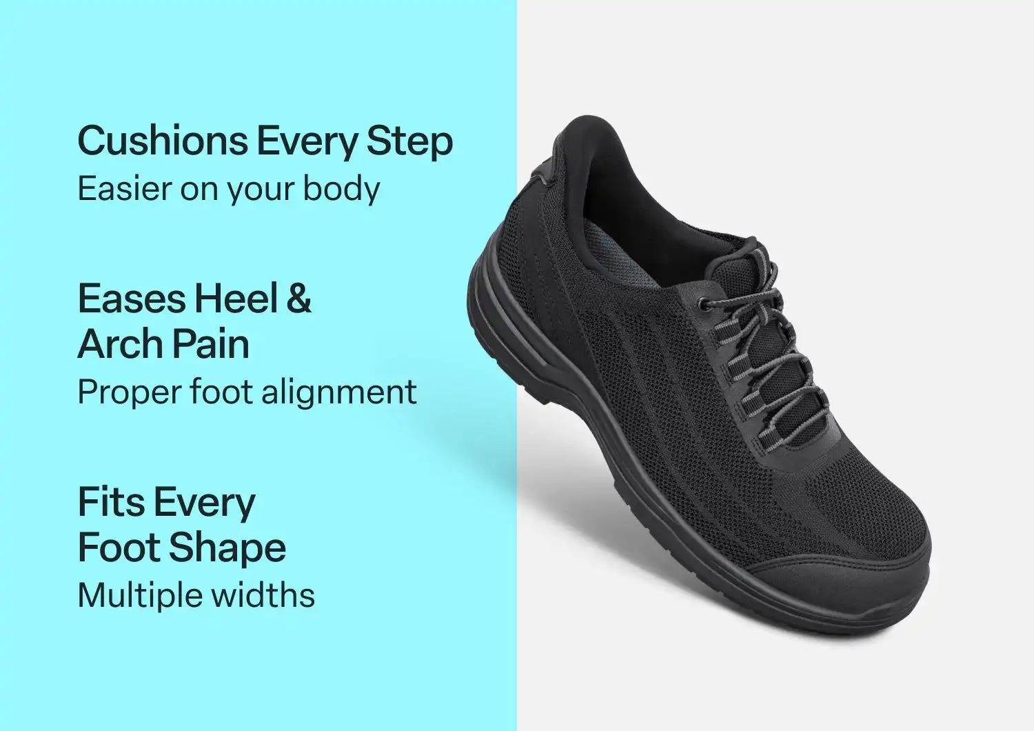 Onyx Hands-Free Work Shoes - Black Secondary image