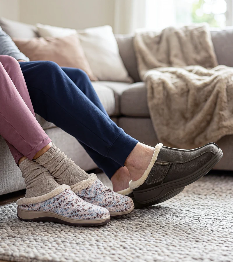 Home Feels Better in These. 