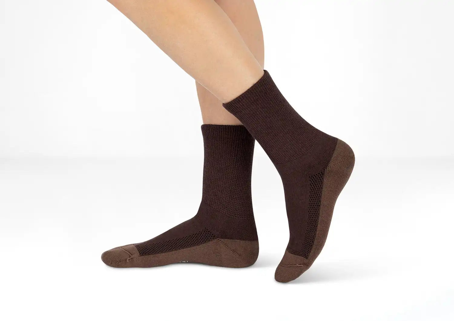 Padded Sole Socks - Dark Brown Secondary image
