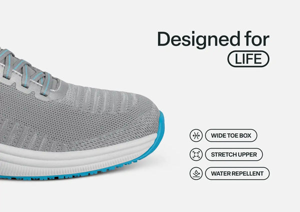 Kita Hands-Free - Gray/Turquoise
