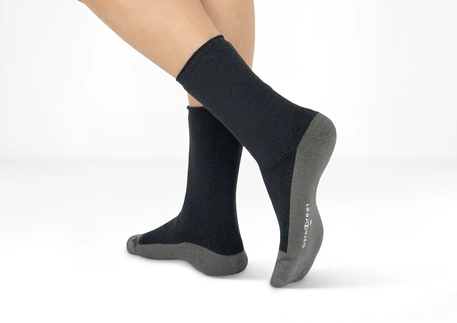 Extra Roomy Socks (Thick) - Charcoal Secondary image