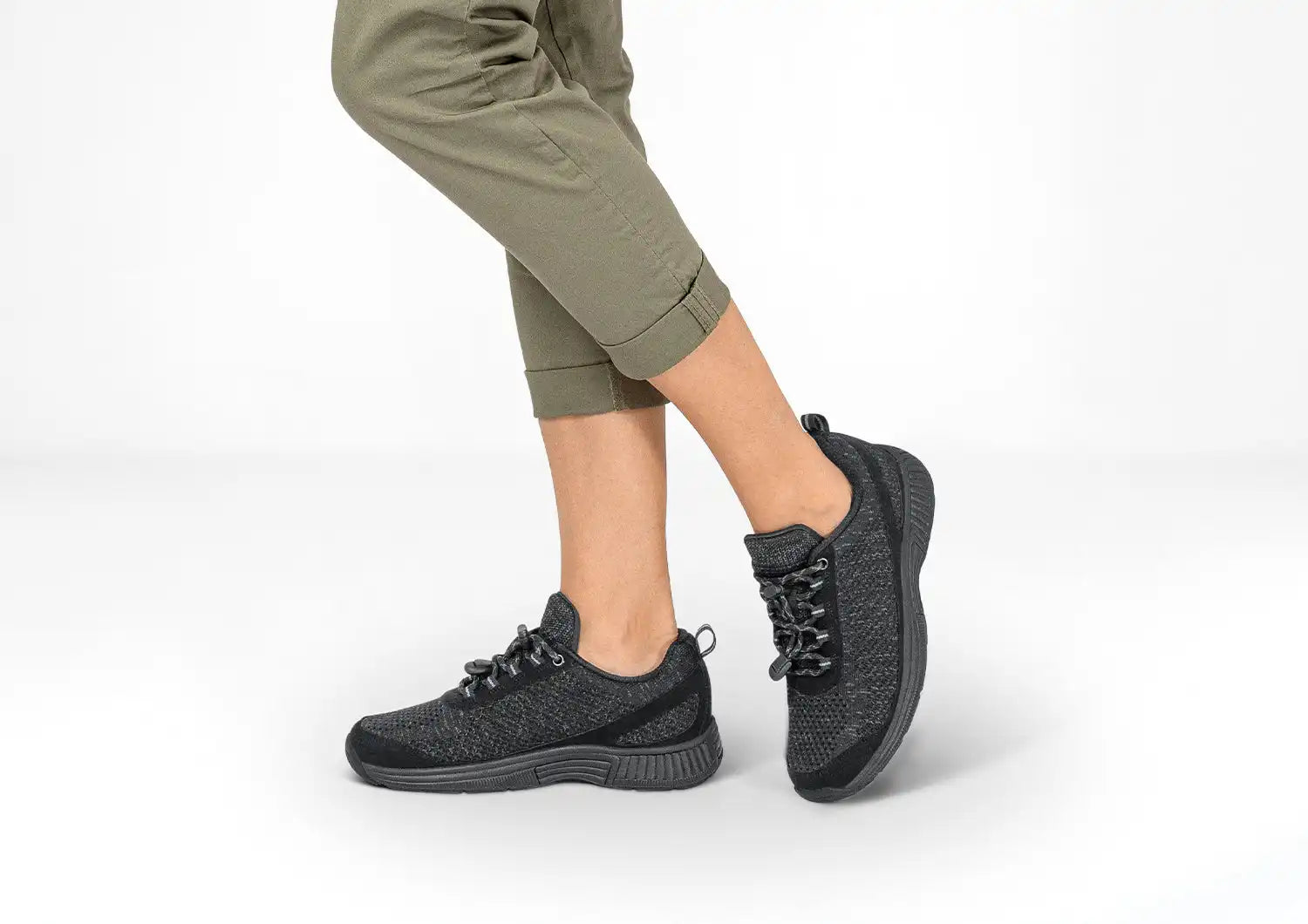 Coral No-Tie - Black Secondary image
