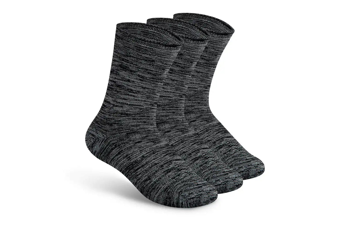 Extra Roomy Socks (Thick) - Black/Gray Main image