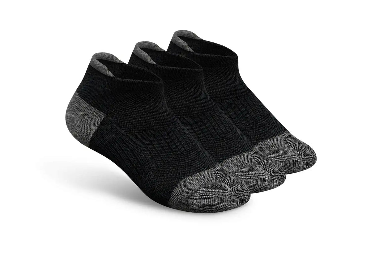 Bunion Relief, Padded Low Cut Socks - Black Main image