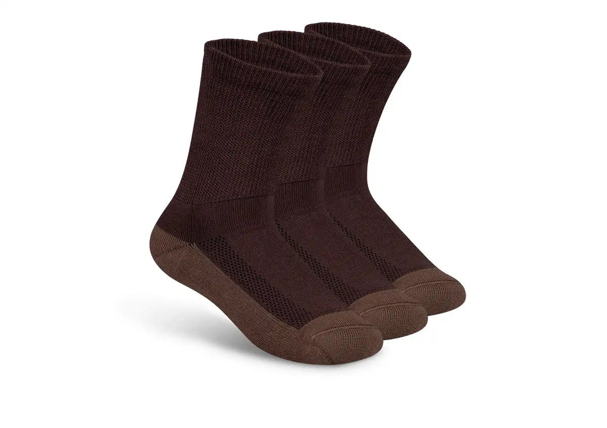 Padded Sole Socks - Dark Brown Main image